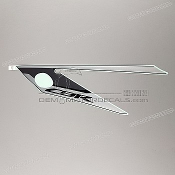 Side cowling decal, left side