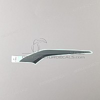 HONDA Linker middenkuip sticker, linkerkant 86642-MKP-J40ZC