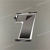 HONDA Rechter zijkuip sticker B, rechterkant 86643-MLC-D60ZB
