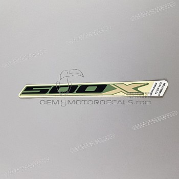 Zijpaneel sticker, linkerkant