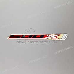 Side cowling decal, left side