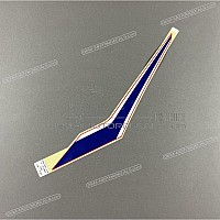HONDA Autocollant de carénage supérieur avant, côté gauche 86644-MKY-E10ZA