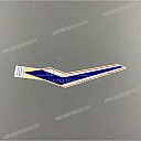 Autocollant de carénage supérieur avant, côté gauche