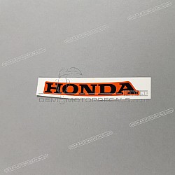 Front cowling decal