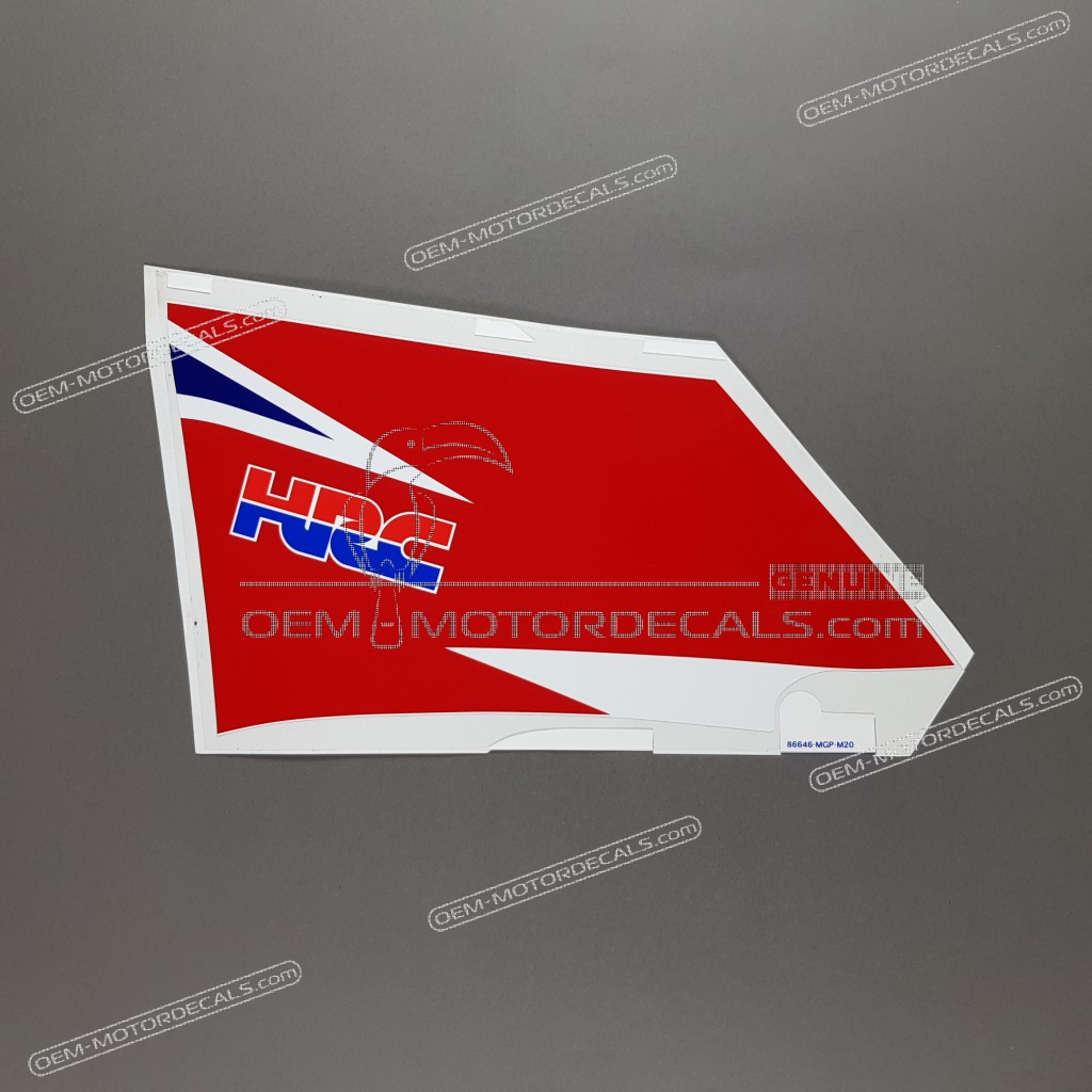 Honda CBR1000RR Fireblade Middenkuip Sticker Linkerkant OEM 86646MGPM20ZA
