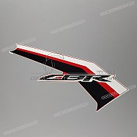 HONDA Autocollant CBR de carénage intermédiaire gauche, côté gauche 86646-MJW-J20ZB