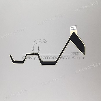 Zijpaneel sticker, linkerkant