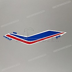 Bovenkuip sticker, linkerkant