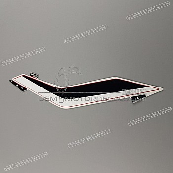 Kanzel / Oberteil Verkleidung Aufkleber, Linke Seite