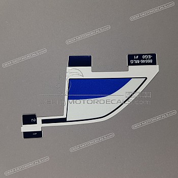 Side cowling decal, left side