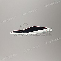 HONDA Autocollant de flanc de carénage central droit 86647-MJW-DR0ZC