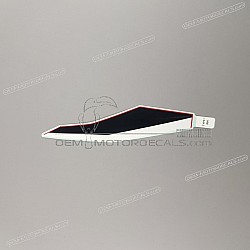 Autocollant de carénage supérieur avant, côté droit