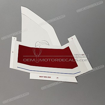 Zijpaneel sticker, rechterkant