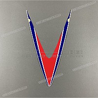 HONDA Kanzel / Oberteil Verkleidung Aufkleber 86649-K33-D10ZA