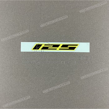 Naklejka „125” na ogon