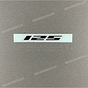 Tail cowl 125 decal