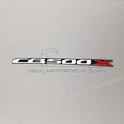 Autocollant carénage arrière queue