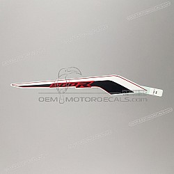 Autocollant carénage arrière queue, côté droit