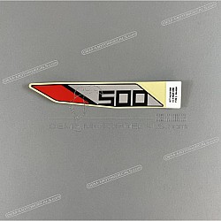 Adesivo posteriore coda carena, lato destro