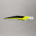 Autocollant CBR de coque arrière gauche, côté gauche