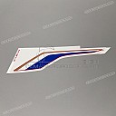 Autocollant supérieur de coque arrière, côté gauche