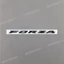 Calcomanía emblema FORZA del panel lateral trasero
