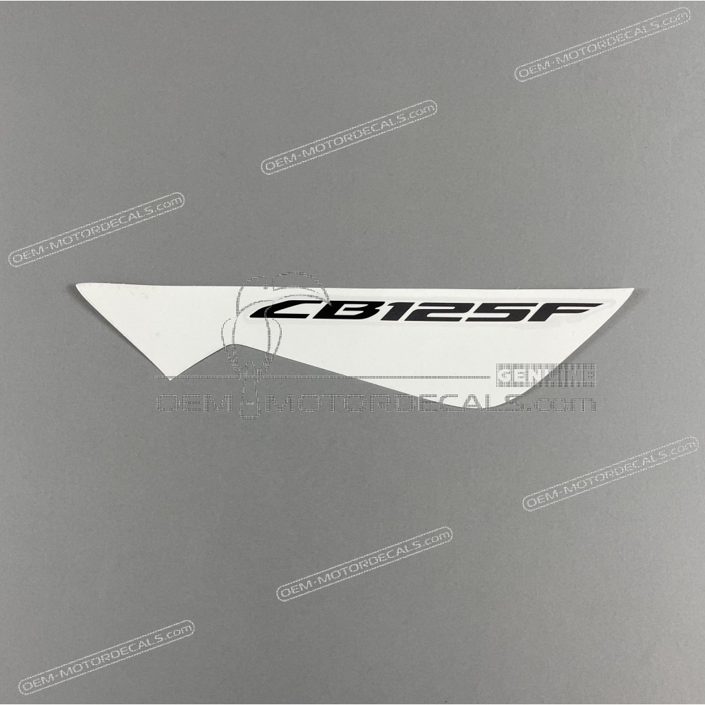 Adesivo Grafico Honda CB125F MARK B per Fiancata Originale OEM 86831KPNE00ZA Vinile Tagliato di Precisione