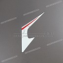 Right side cover stripe, right side