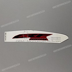 Frame cowling decal, right side