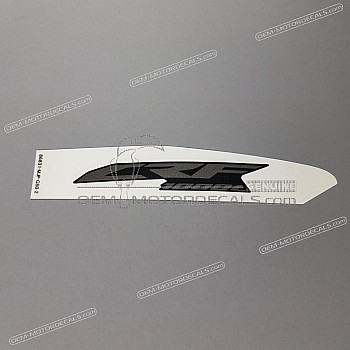Frame cowling decal, right side