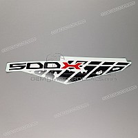 HONDA Autocollant de carénage de cadre droit, côté droit 86831-MJW-880ZB