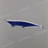 HONDA Top shelter stripe A, left side 86832-MJC-A10ZA