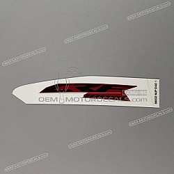 Frame cowling decal, left side