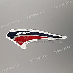 Frame cowling decal, left side