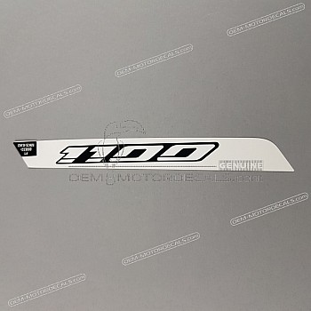 Heckverkleidung Aufkleber, Linke Seite