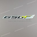 Seitenverkleidungsaufkleber CB650F, linke Seite