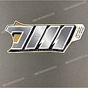 Shroud decal B, left side