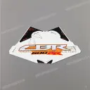 Side cowling CBR logo decal, right side