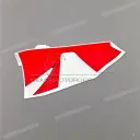 Lower fairing Repsol stripe, left side
