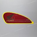 Fuel tank stripe, left side