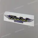 Kraftstofftank REBEL Logo Aufkleber