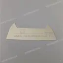Front fender decal, right side