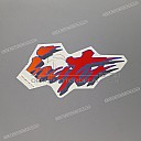 Dominator rechter zijkuip sticker
