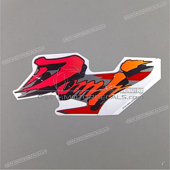 Side cowling decal, left side