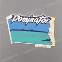 Kuipdeel Dominator sticker, linkerkant