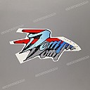 Rechter zijde kuipdeel Dominator sticker, rechterkant