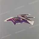 Fuel tank stripe, right side
