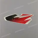 Zijkap sticker, linkerkant