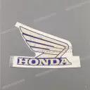 Fuel tank Honda Wing logo graphic, right side