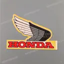 Fuel tank wing emblem, right side